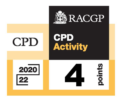 RACGP 2020-2022 Accredited CPD Activity logo