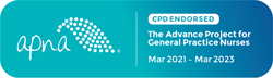 APNA CPD Endorsed Mar 2021- Mar 2023 logo