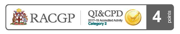 RACGP logo Accredited Activity 2017-2019